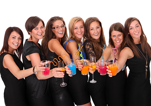 Shooting enterrement de vie de jeune fille en délire